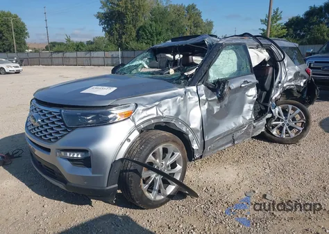 2021 Ford Explorer Platinum из США, поврежденный, VIN 1FM5K8HC7MGA45457